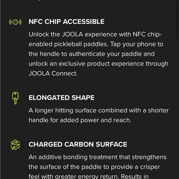 Joola Pickleball Paddle - Pink Trim / black - Picture 11 of 15
